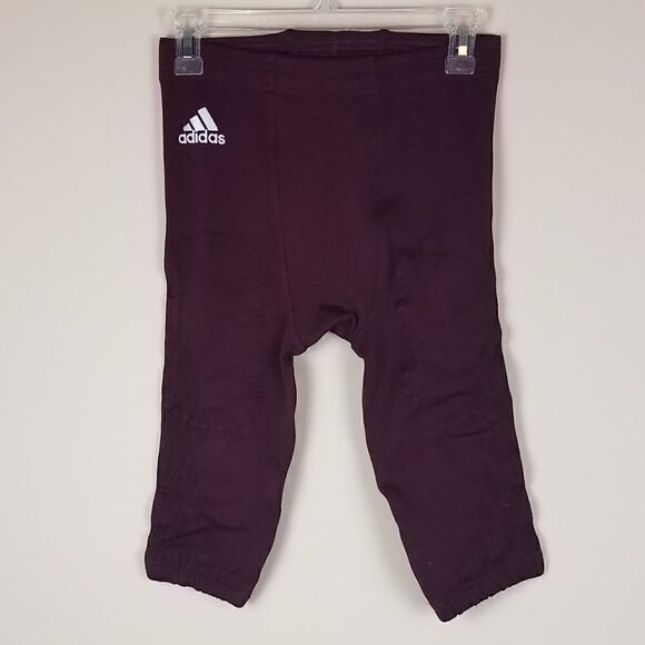 Adidas Primeknit Burgandy Football Pants Size Medium - Picture 1 of 11